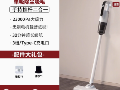 无线手持小型吸尘器拖把一体机家用大吸力宠物猫毛大功率十大品牌